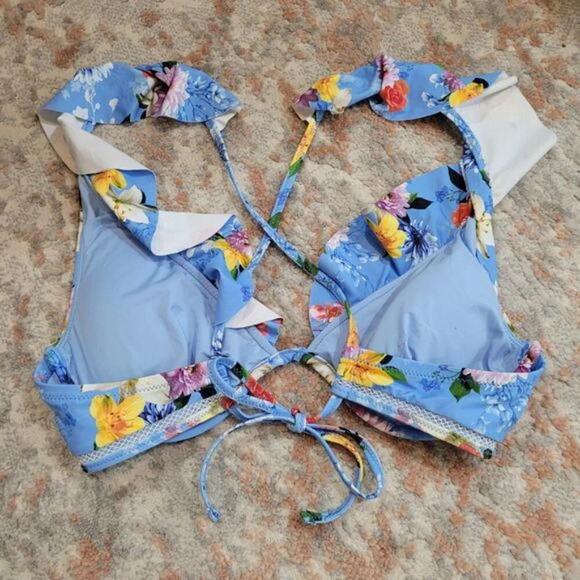 Nanette Lepore Women's Standard Crossback Underwire Bikini Swimsuit Top - Medium - Picture 7 of 7